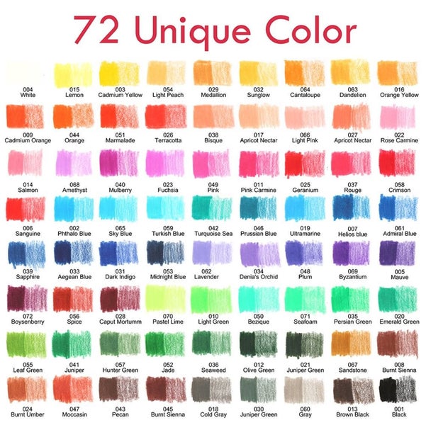 72 Premium Colored Pencils Set Carousel 2