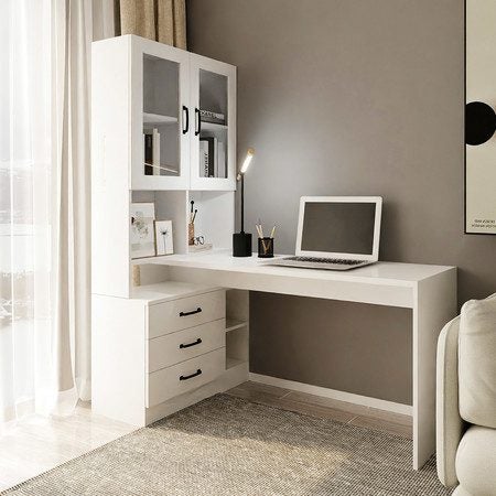 Computer Desk Bookcase Carousel 1