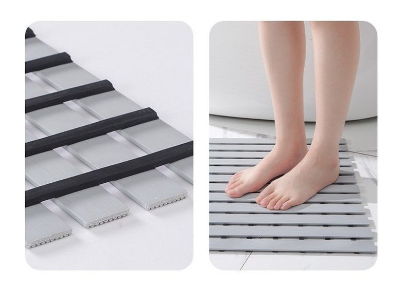 Anti-slip Bath Mat|Quick Drain Shower Mat|Tub Anti-slip Mat Slats Rubber Bottom Carousel 17