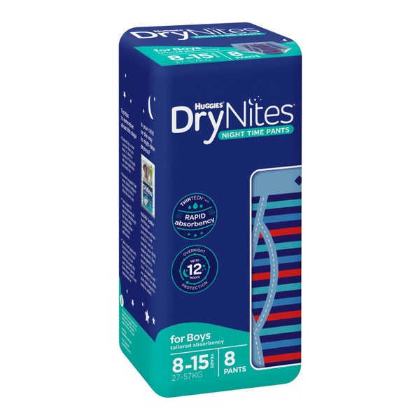 Huggies DryNites Night Time Boys Pants - 8-15 Years Carousel 1