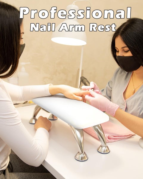 Nail Arm Rest Cushion Professional Nail Hand Rest Pillow Stand (White) Carousel 2