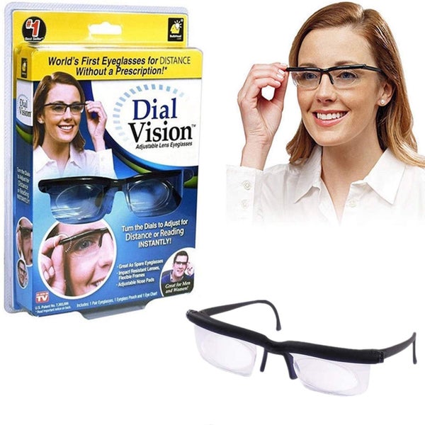 Focus Adjustable Glasses Dial Vision New Men's Women's Adjustable Focus Glasses Carousel 1