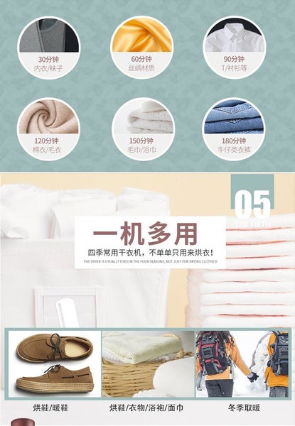 Dryer and quick-drying clothes closet Carousel 3