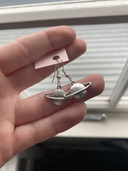 Saturn Charm Earrings Carousel 2