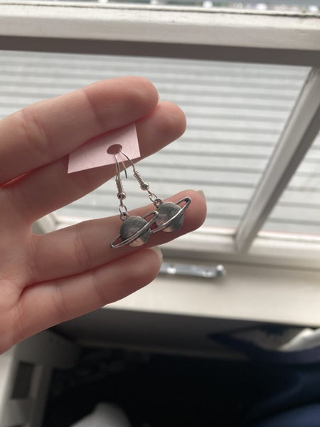 Saturn Charm Earrings Carousel 4