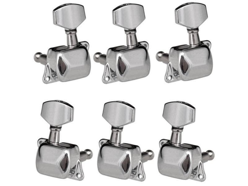 6 PCS Guitar String Tuning Pegs Tuner Semi-closed Tuner Machine Heads For Carousel 2
