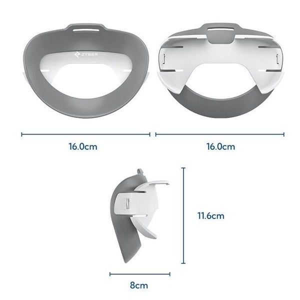 Light Gray Pico 4 Headwear Parts Set Carousel 2