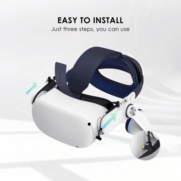 Double Earmuff Headphones for Oculus Quest 2 Carousel 2