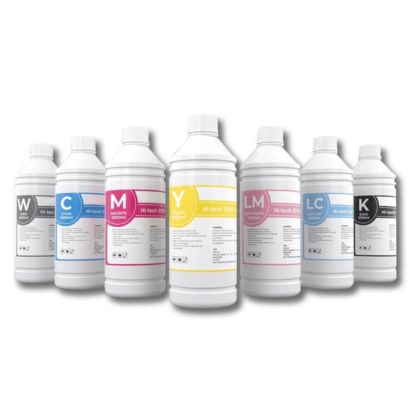 DTF INK– Direct-to-Film Ink, 1KG (1000ML) Bottle – Available in 7 colors Carousel 1