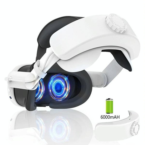 Rechargeable Headband 6000mah Battery for Meta Quest 3 Carousel 1