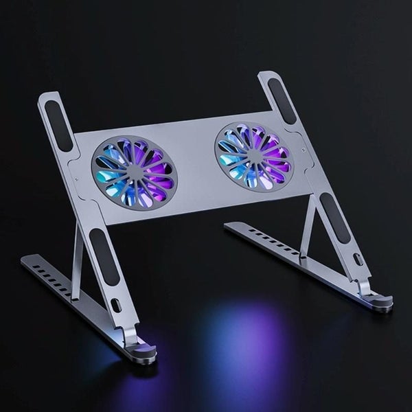 Aluminum Alloy Cooling Fan for P11f Notebook Silver Carousel 7