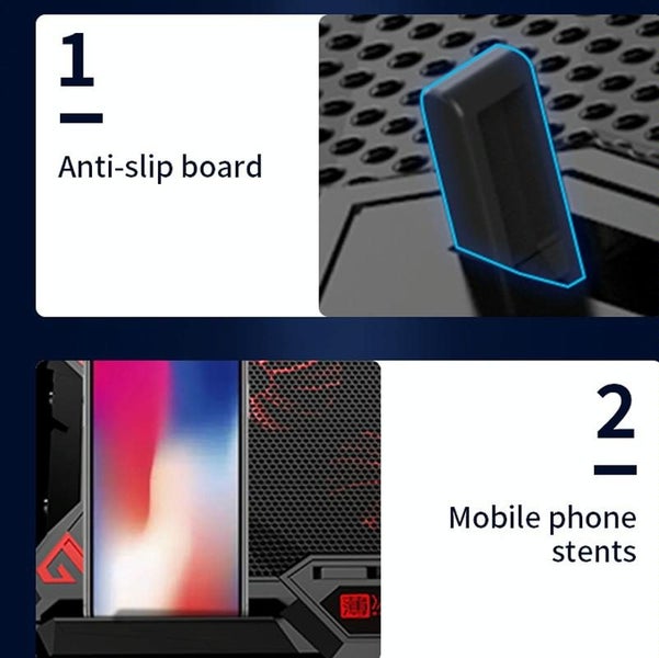 17 Gaming Laptop Cooler with 6 Fans and USB Ports Carousel 7