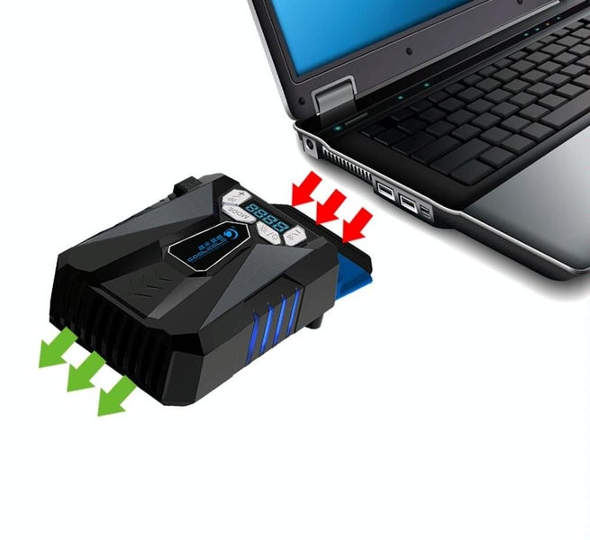 Portable Laptop Cooling Fan with Adjustable Speed Carousel 1