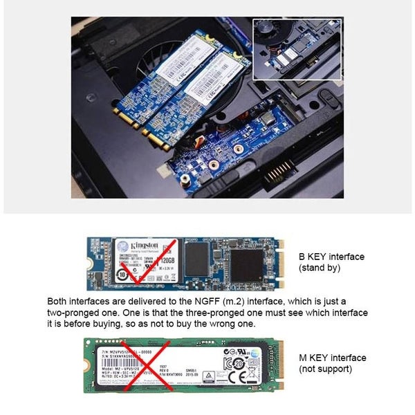 2.5 Sata Iii Adapter for M.2 Ngff Ssd Carousel 5