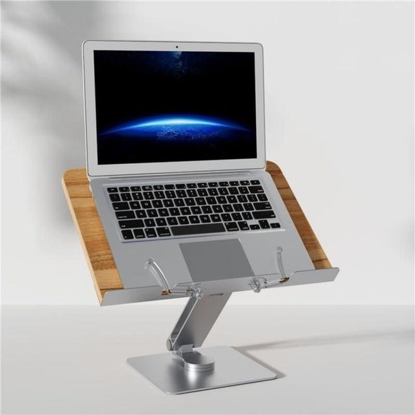 Adjustable Laptop Holder Hands-Free 360 Degrees Rotating Book Stand for Reading Carousel 2