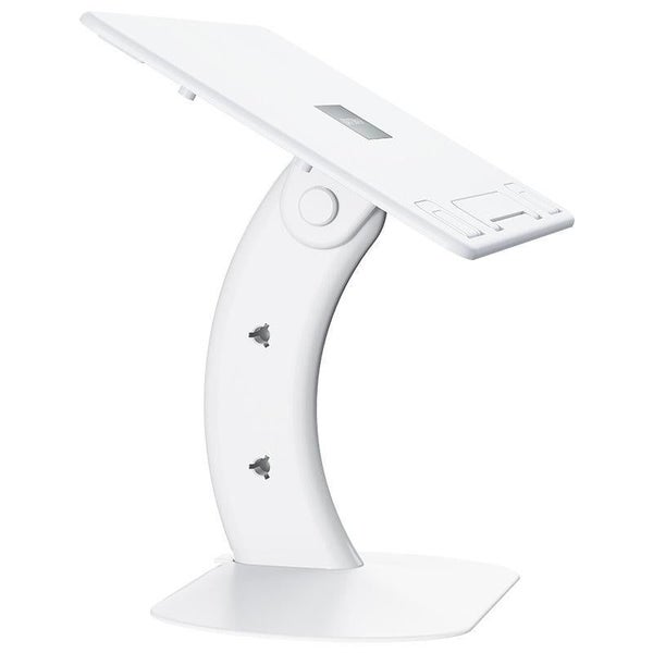 Laptop Heightening Bracket Multifunctional Portable Foldable Desktop Stand White Carousel 1