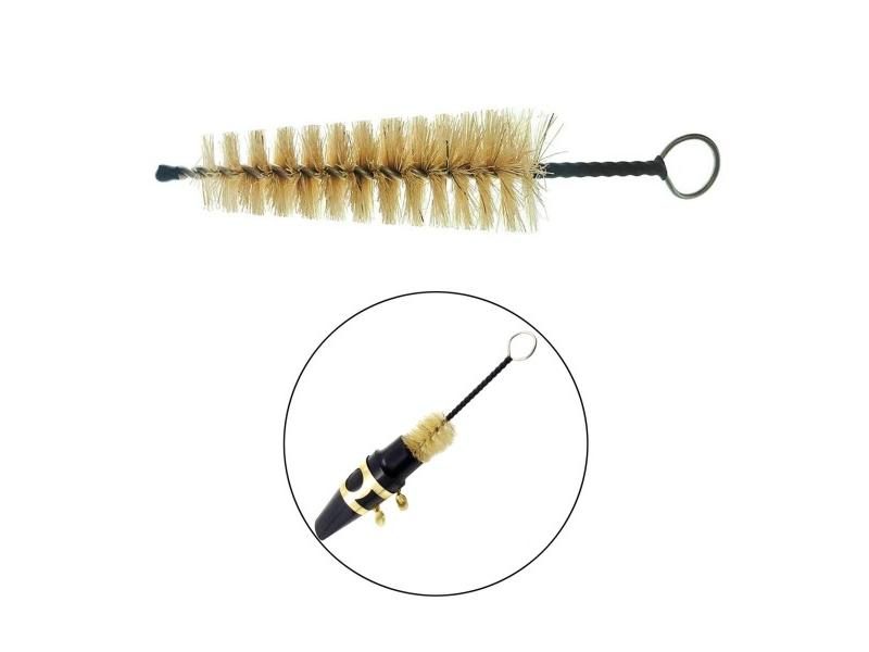 Metal Handle Bristle Mouthpiece Cleaner For Sax Trumpet Clarinet Carousel 1
