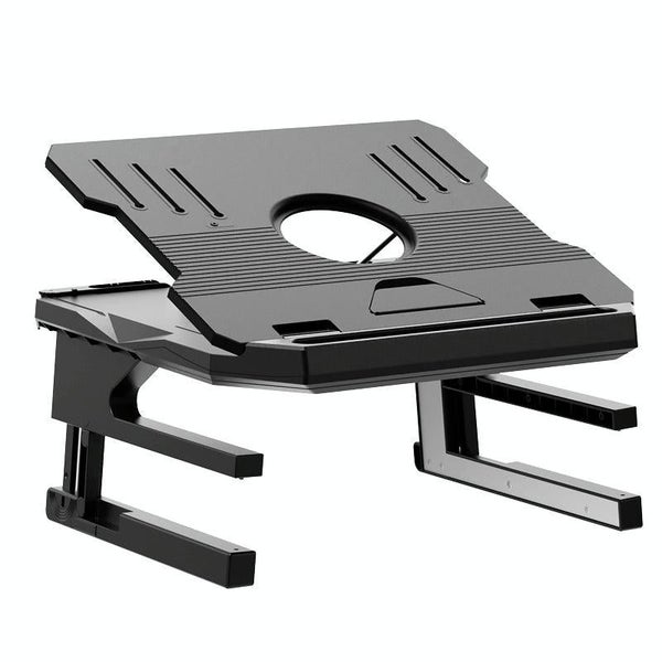 Double Layer Foldable Lift Laptop Stand Aluminum Computer Heightening Bracket... Carousel 1