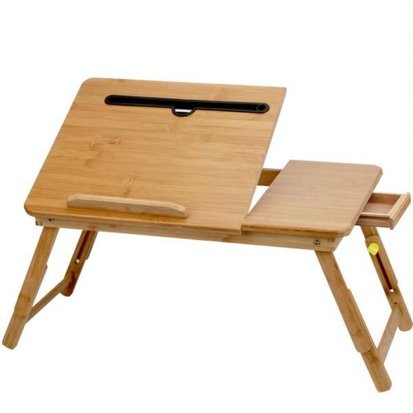 Folding Laptop Desk Bed Card Slot Lifting Type Lazy Computer Desk Carousel 1