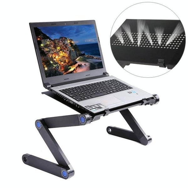 Portable 360 Degree Adjustable Foldable Aluminium Alloy Desk Stand for Laptop... Carousel 1
