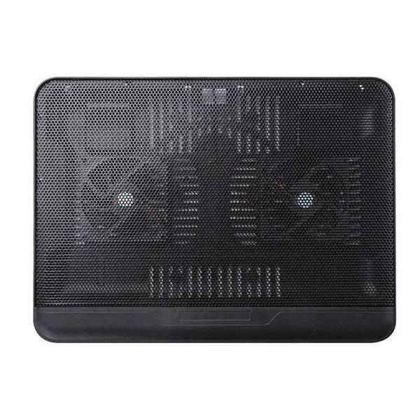 Efficient Dual Fan Laptop Cooling Pad with LED Light Carousel 1