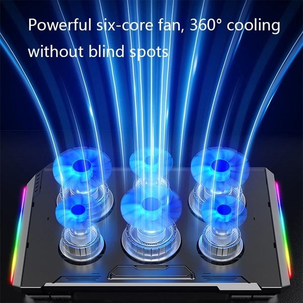 RGB Laptop Cooler with Lighting Effect Carousel 2
