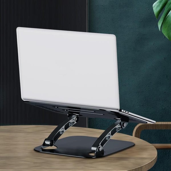 Laptop Holder Aluminum Alloy Laptop Holder Black Carousel 2