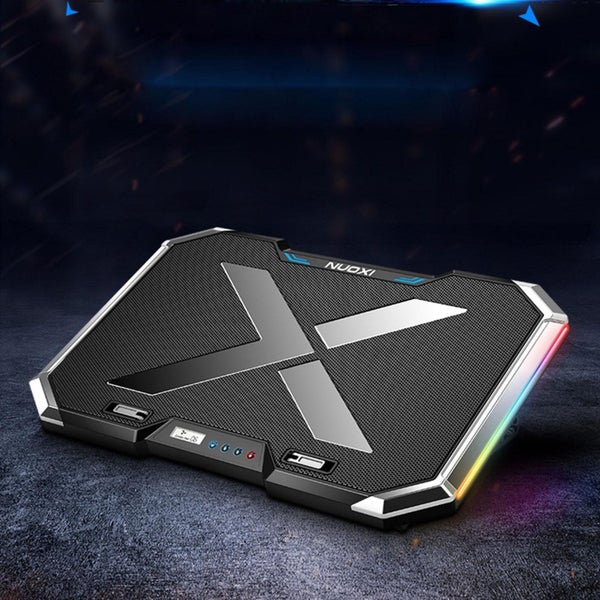 LCD Screen Notebook Cooler with RGB Lighting Carousel 2