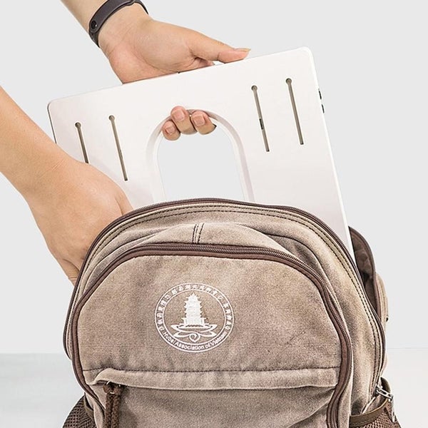 Multifunctional Folding Notebook Stand Monitor Increase Rack Carousel 8