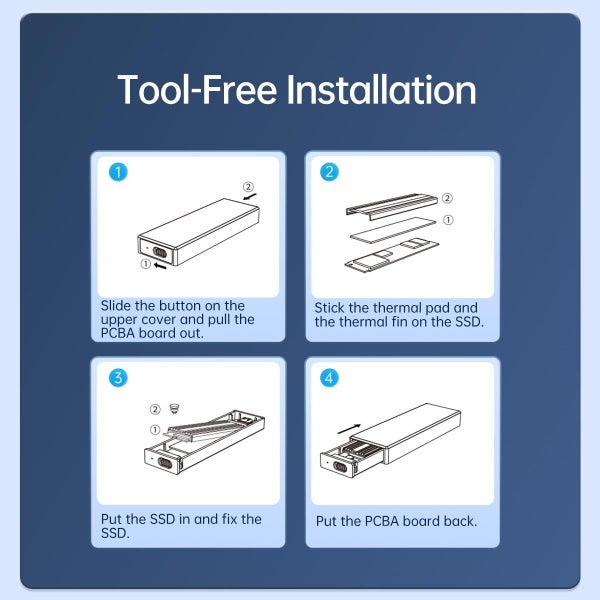M.2 Ngff Ssd Enclosure Carousel 12