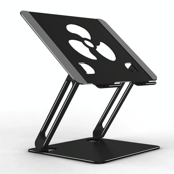 Aluminum Laptop Tablet Stand Foldable Elevated Cooling Rack Carousel 1