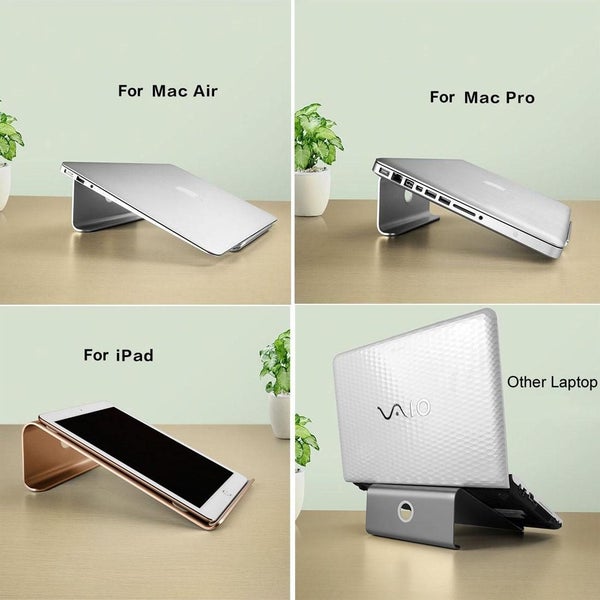 Aluminum Cooling Stand For Laptop Compatible For Mac Air/ Mac Pro/ Ipad/ And ... Carousel 9