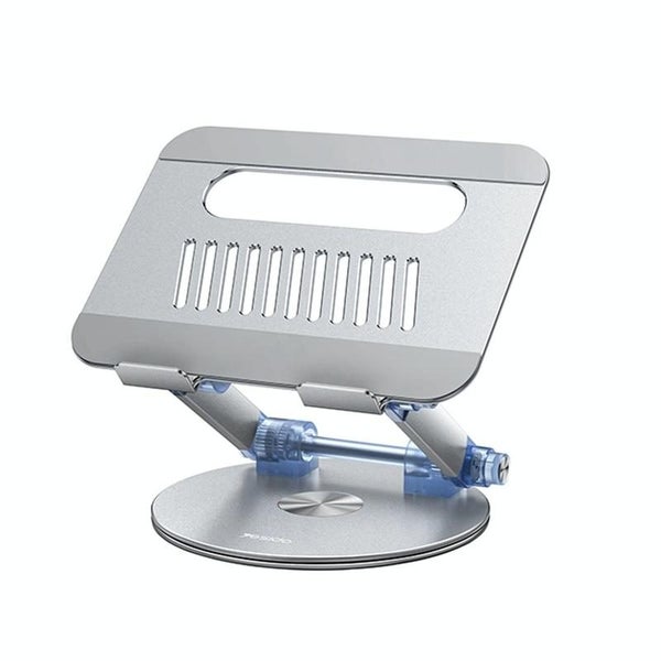 Foldable Laptop Swivel Stand Silver Carousel 1