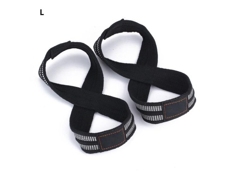 Lifting Straps Figure 8 Wrist Straps Heavy Weight Lifting Powerlifting Workout Carousel 1