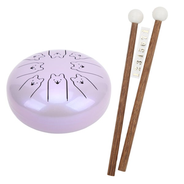 alloy steel tongue drum 8 notes alloy steel tongue drum 5.5in chakra tank drum Carousel 1