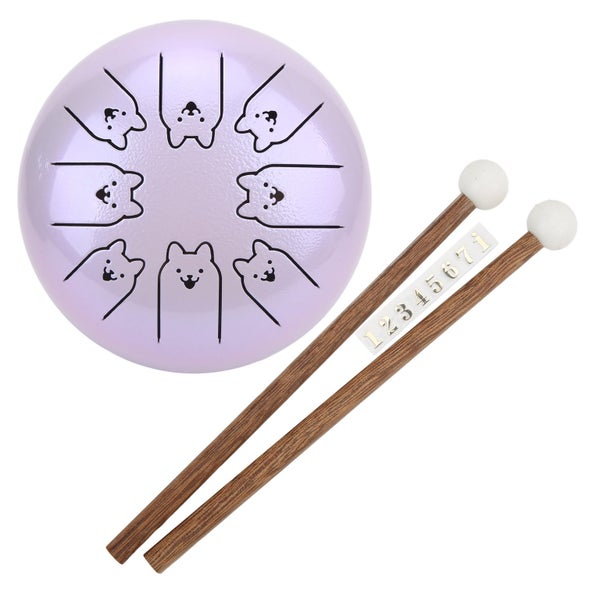 alloy steel tongue drum 8 notes alloy steel tongue drum 5.5in chakra tank drum Carousel 2
