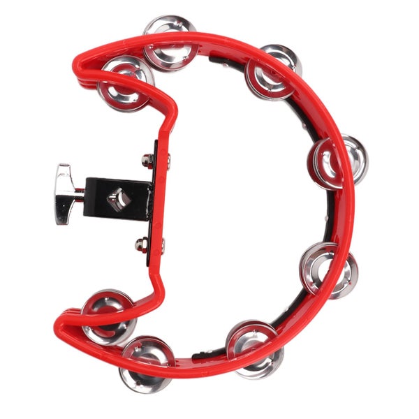 single row hand tambourine tambourine with jingle bells handheld percussion drum Carousel 6