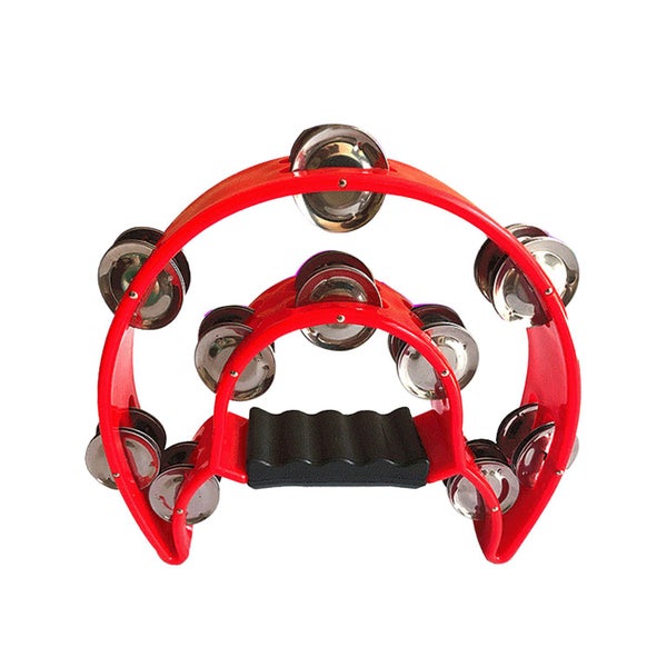 double row tambourine metal jingles tambourine tambourine with bells hand Carousel 8