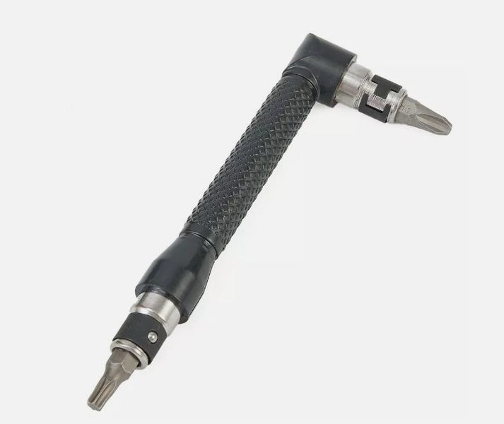 Multipurpose 10 In 1 Screwdriver Set with L Shaped Wrench Drivers and Flat Bits Carousel 4