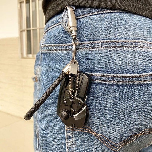 Pocket Round Folding Knife Small Keychain Hanging Coin For Outdoor Carousel 7