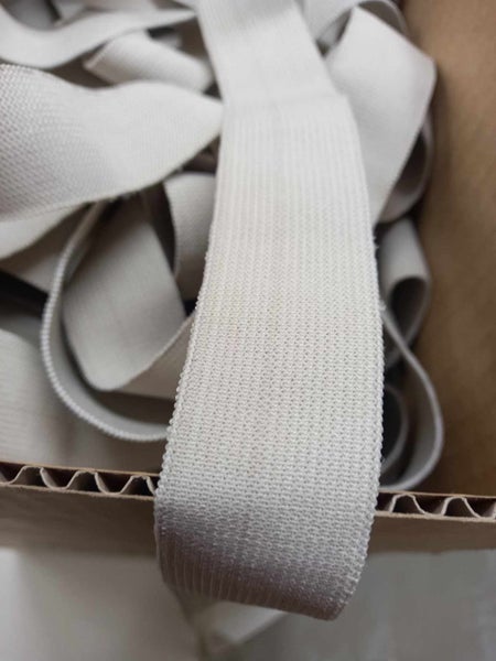 32MM IVORY COLOURED ELASTIC, SELLING CHEAP , 100 METRES, 80CENTS PER METRE62864734447617114