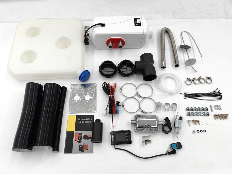 Diesel Air Heater Tank Remote Control Thermostat Caravan Boat SUV 12V 5KW Carousel 1