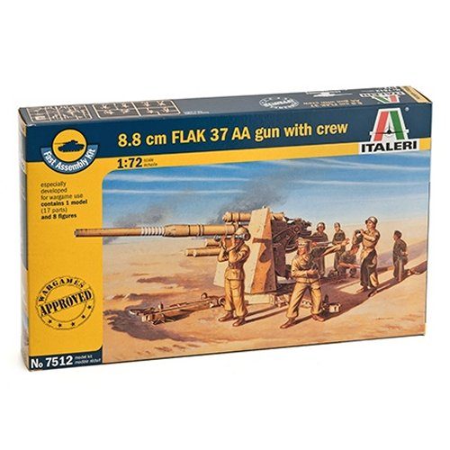 Italeri 1:72 7512 - 8.8 cm Flak 37 AA Gun Carousel 1
