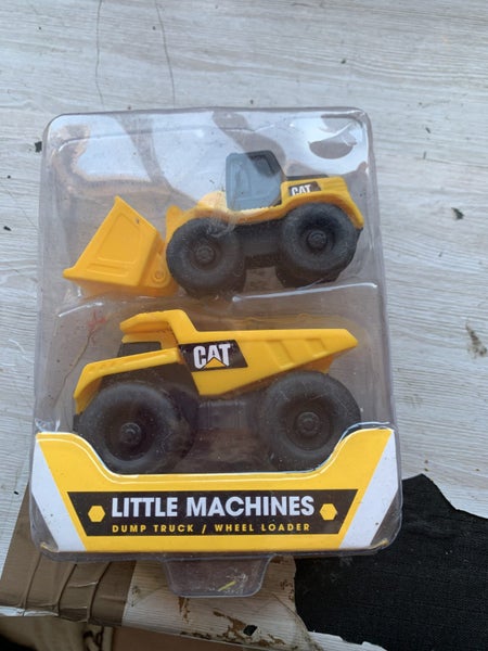 A SET OF 2 LITTLE MACHINES, DUMP TRUCK + WHEEL LOADER Carousel 1