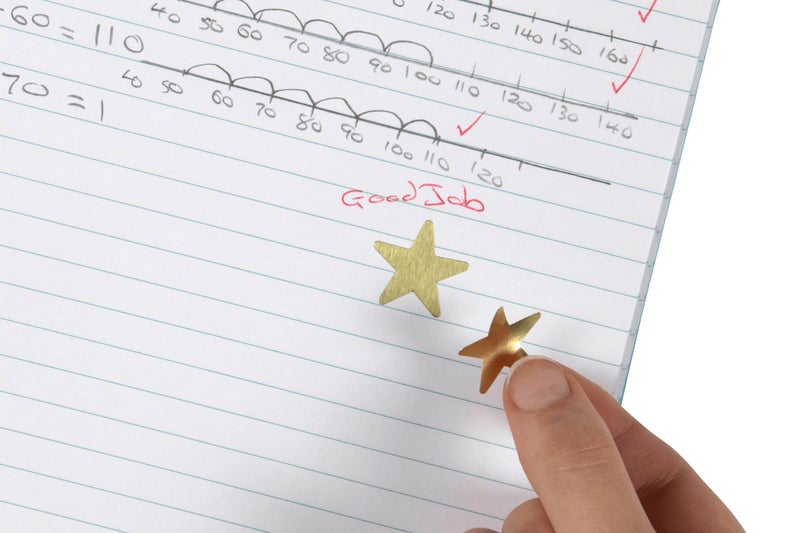 Quikstik Star Shape Gold Labels 20mm Carousel 2