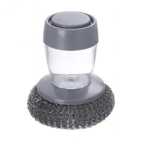 Press-type Automatic Liquid Washing Brush Household Stove Cleaning Brush #DG105 Carousel 2