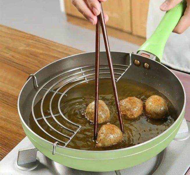 Semicircle Hanging Food Steam Pot Holder 304 Stainless Steel Oil Drain #DG102 Carousel 4