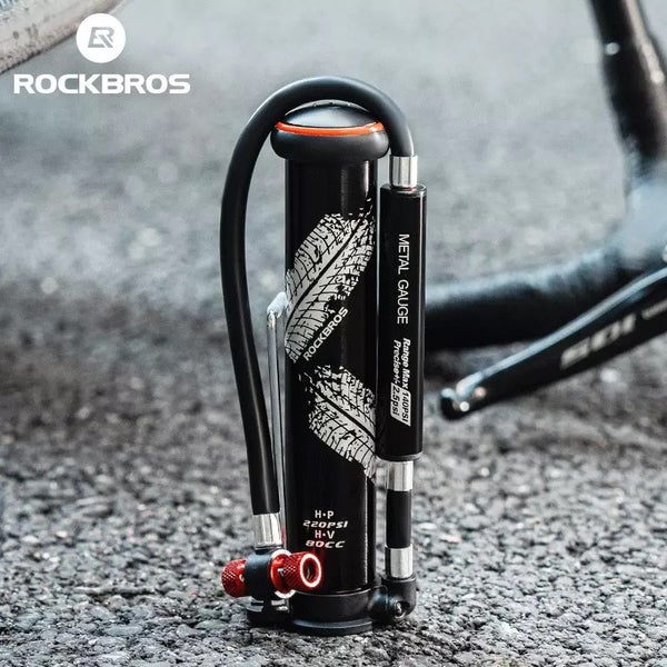 Bicycle Mini Hand Pump Air Inflator Hight Pressure Portable AV/FV Carousel 2