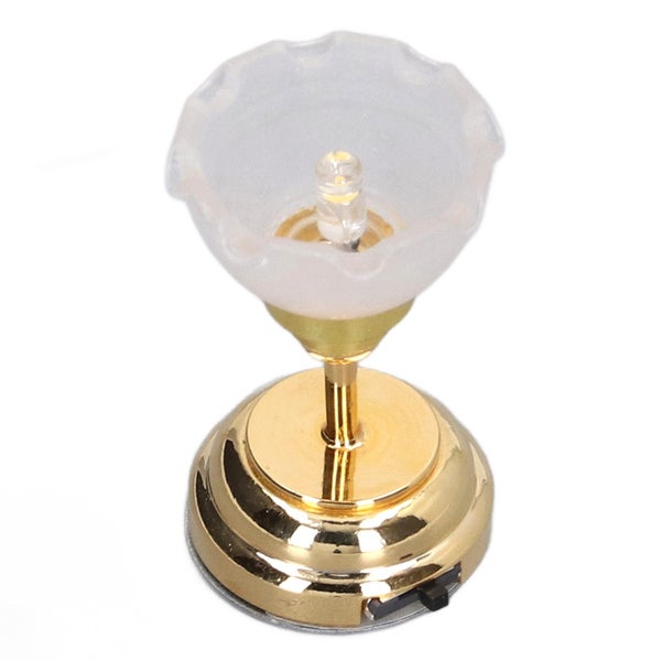 dollhouse mini light 1/12 Scale Dollhouse Dome Light Decoration Flower Shape Carousel 2