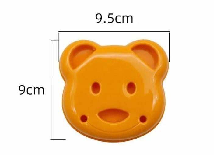 Kitchen Breakfast Bear Sandwich Mold Bread Biscuit Embosser #ca34 Carousel 2